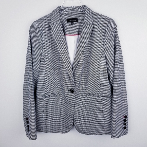 Talbots Houndstooth Blazer, size 6 - Picture 1 of 10